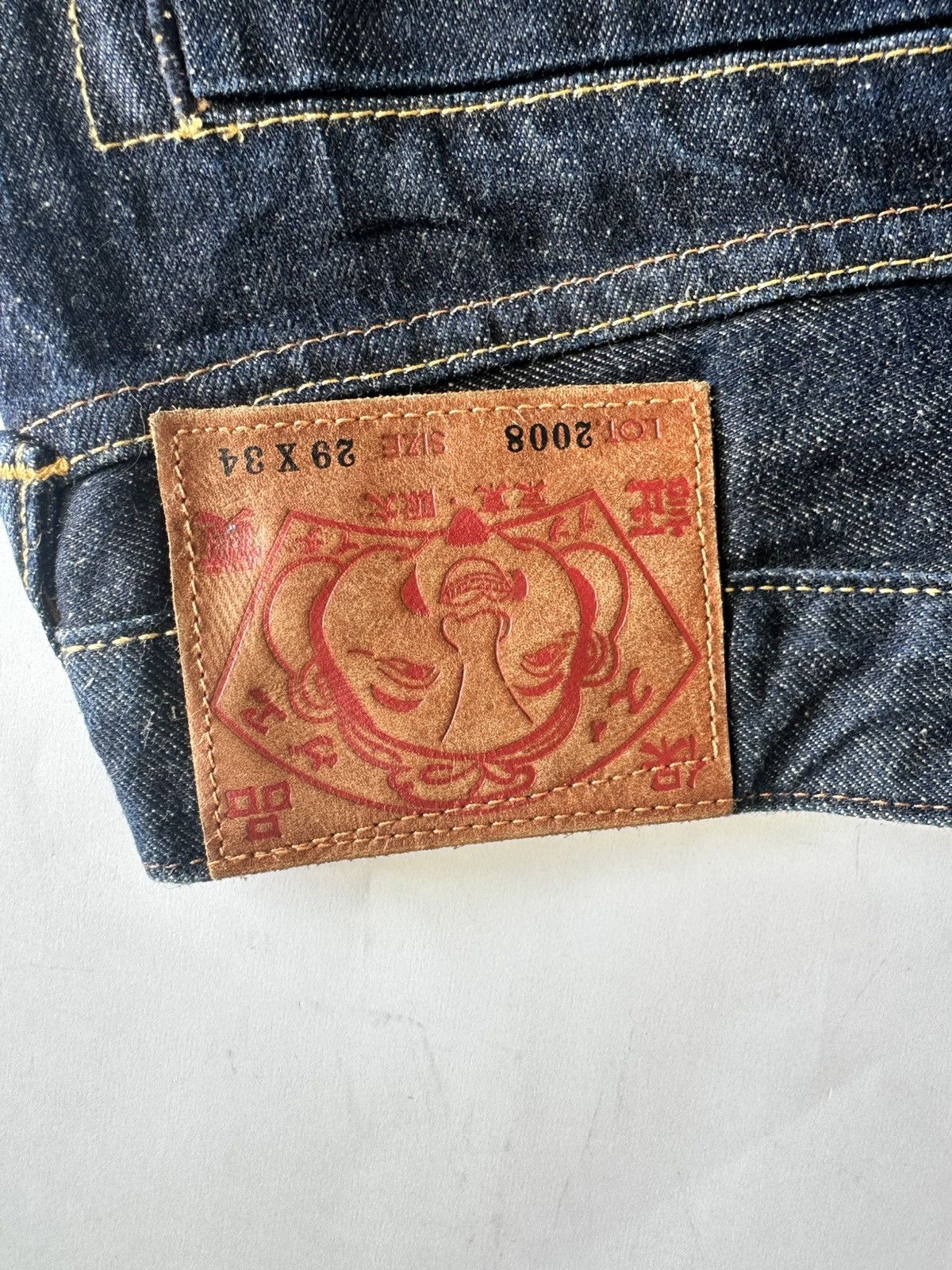 Evisu EVISU MULTICOLOR PAINTED DIACOCK JEAN SIZE 29X34 Size US 29 - 2 Thumbnail
