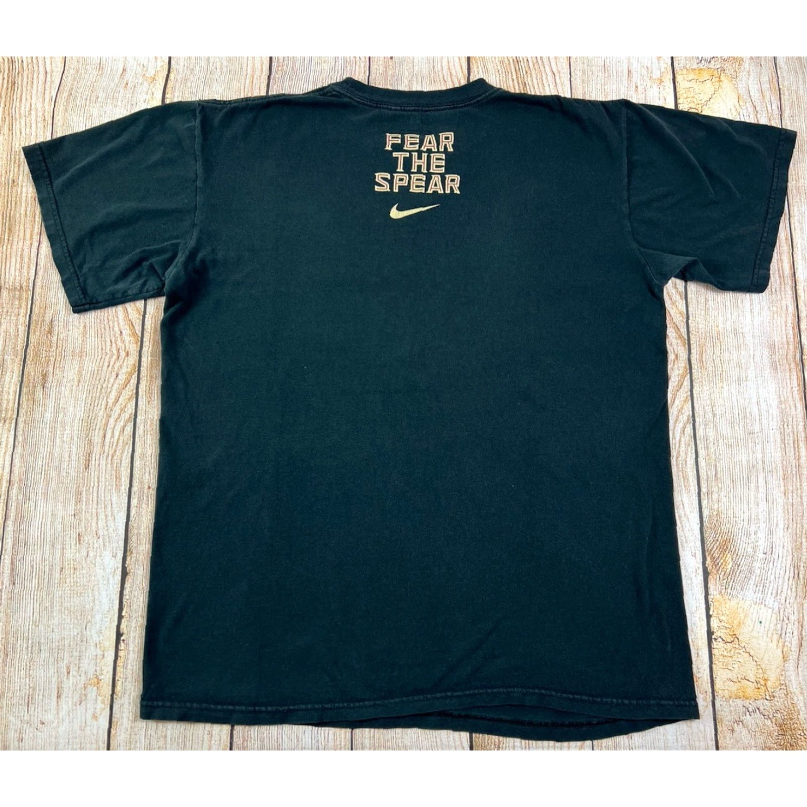 Nike VINTAGE? (No) – Nike Football T Shirt Black Small Mens S FSU Fear The Spear Athletic Short Sleeve College University Sports Shirt Size US S / EU 44-46 / 1 - 2 Thumbnail