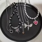 Jewelry × Vintage Vintage Pearl Love Butterfly Spider Pendant Set Size ONE SIZE - 4 Thumbnail