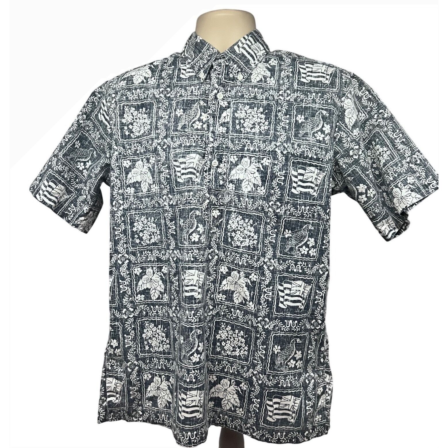 Reyn Spooner Reyn Spooner Vintage Reverse Print Blue Pullover Hawaiian Sh Size US M / EU 48-50 / 2 - 1 Thumbnail