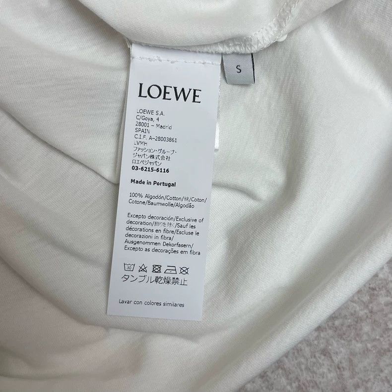 Loewe LOEWE White jam toast Logo short sleeve T-shirt Size S / US 4 / IT 40 - 6 Thumbnail