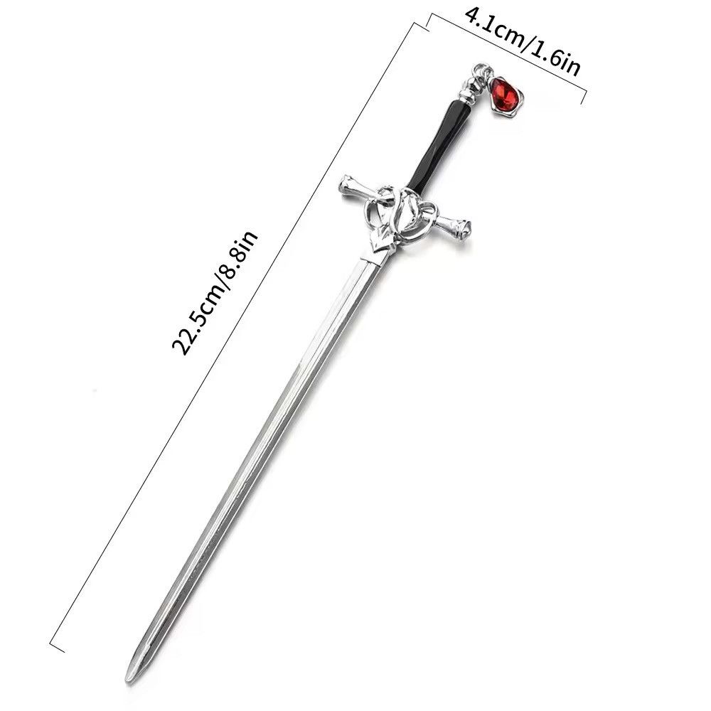 Japanese Brand × Jewelry Creative Sword Ruby Pendant Hairpins Size ONE SIZE - 7 Thumbnail