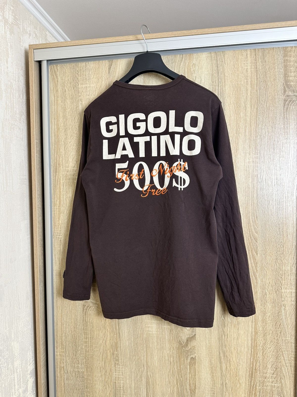 Vintage 🔥 DE PUTA MADRE GIGOLO LATINO Rare Long Sleeve Tee Shirt Y2K Size US L / EU 52-54 / 3 - 1 Thumbnail