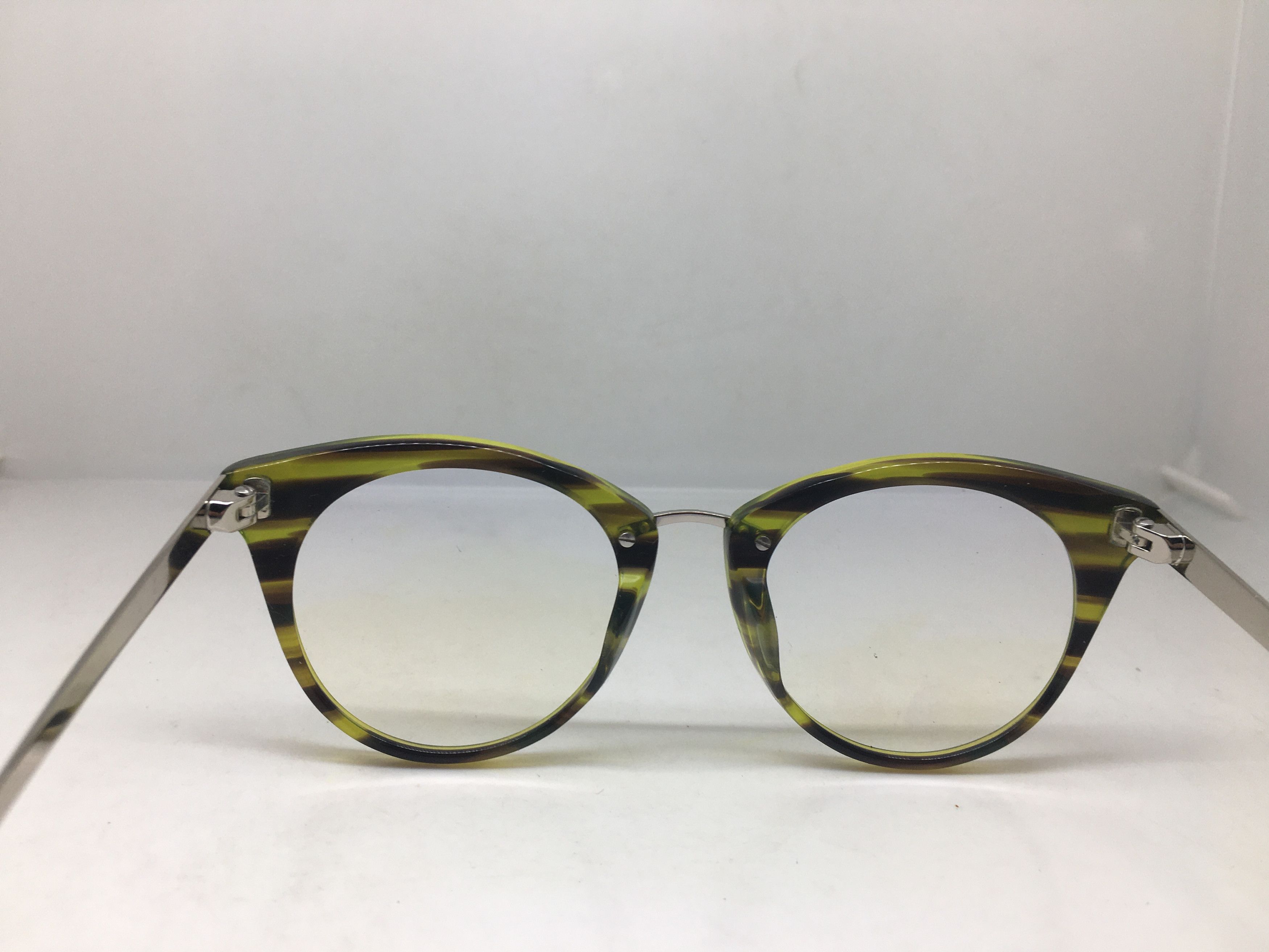 Other Green Brown Handmade Acetate Eyeglasses Frame Size ONE SIZE - 4 Thumbnail
