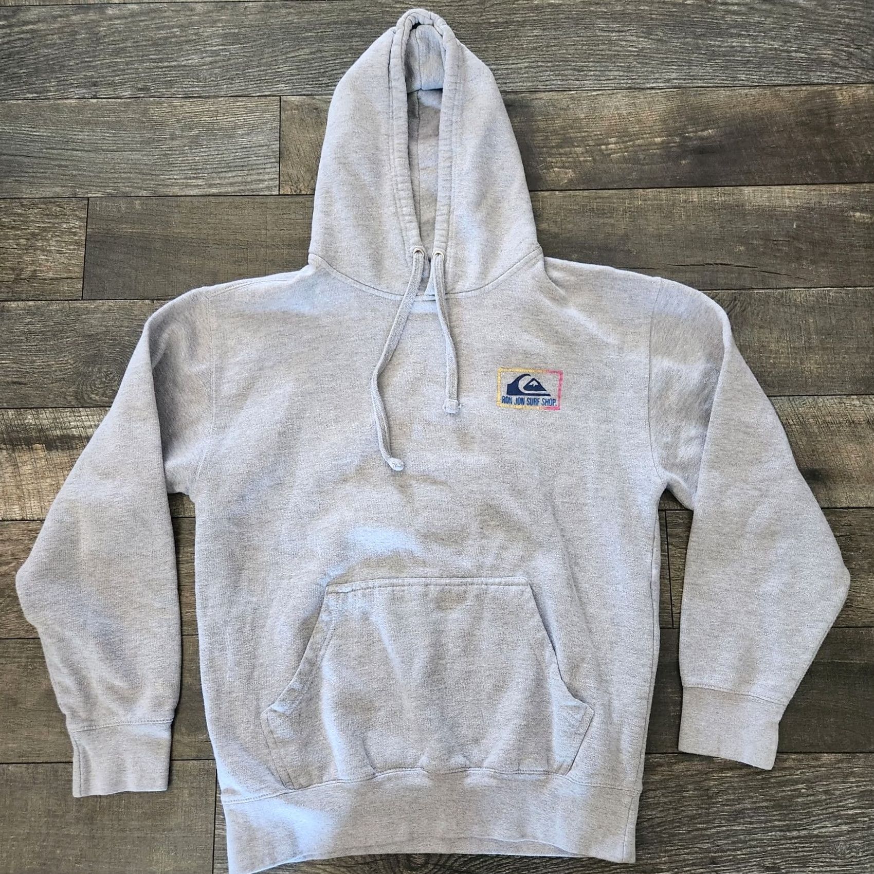 Quiksilver VINTAGE Quiksilver Hoodie Gray Surf Y2K Double Sided Ron Jon M Mens/Unisex Medium Hoodie Gray Size US M / EU 48-50 / 2 - 4 Thumbnail