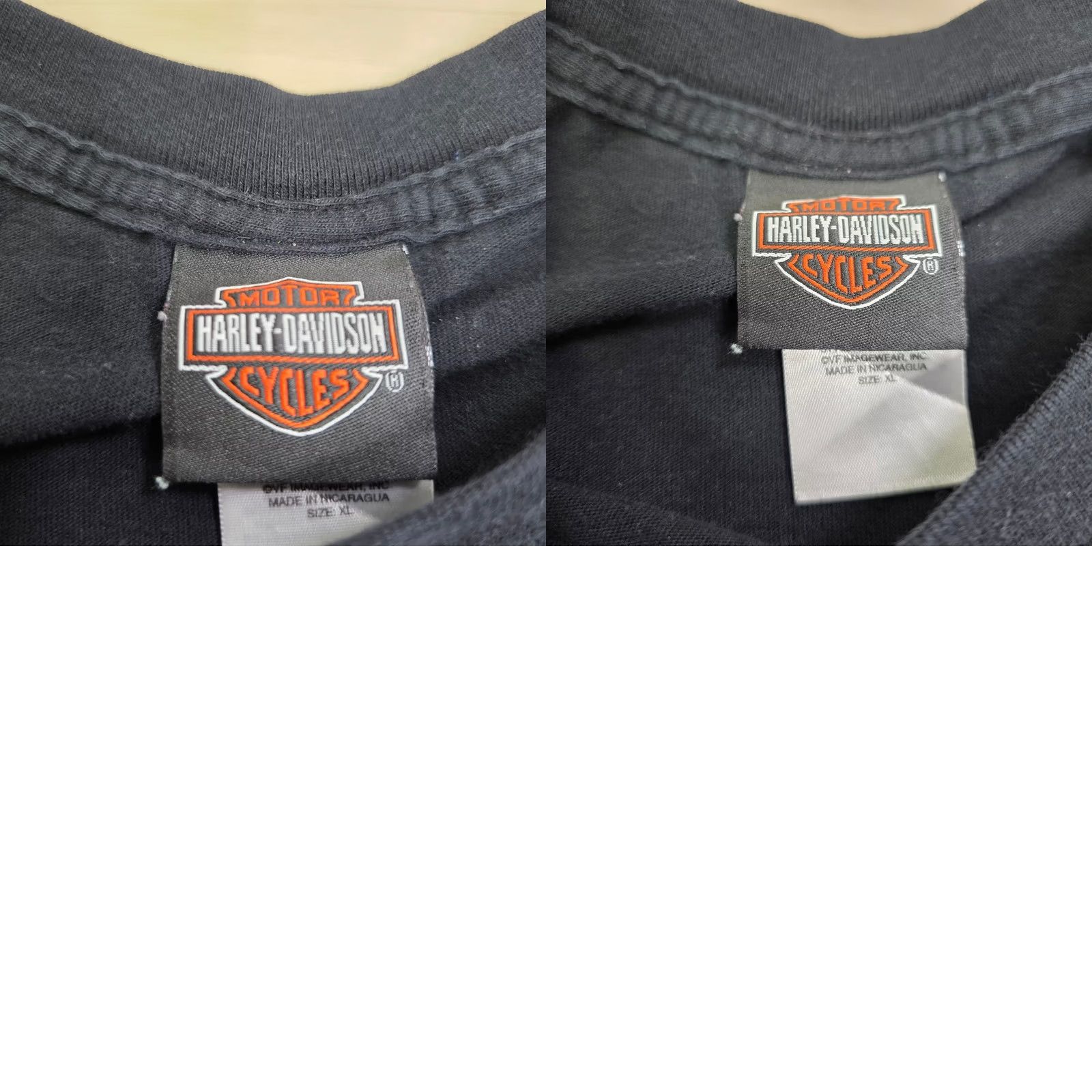 Harley Davidson VINTAGE Harley-Davidson Shirt Men Large Black Graphic Print Crew Neck Short Sleeve Fire Motorcycle Brothers of Freedom Flame Logo Tee Size US L / EU 52-54 / 3 - 8 Thumbnail