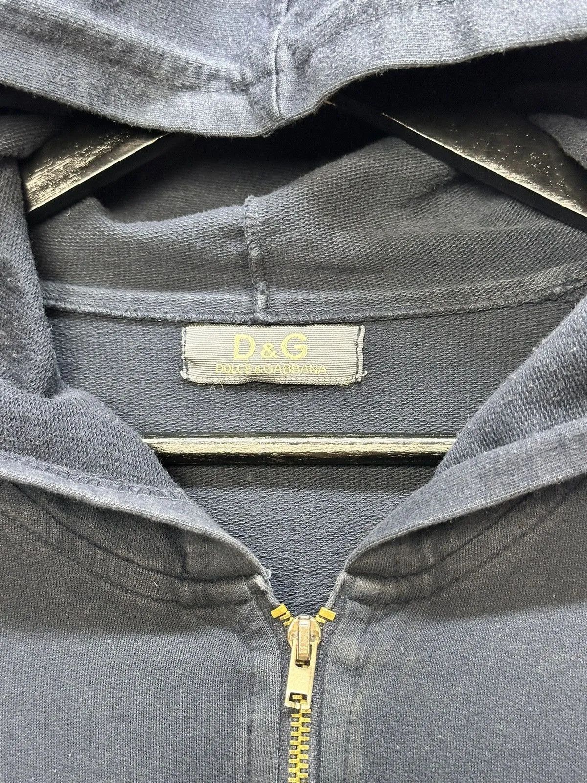 Vintage 👉 Archival Clothes Distressed Hoodie Japan Dolce Gabbana DG Size US M / EU 48-50 / 2 - 8 Thumbnail