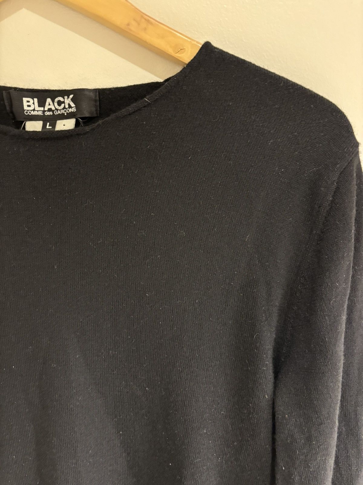 Comme des Garcons × Comme des Garcons Black × Japanese Brand Comme Des Garçons Glitter Sweater Size US S / EU 44-46 / 1 - 7 Thumbnail