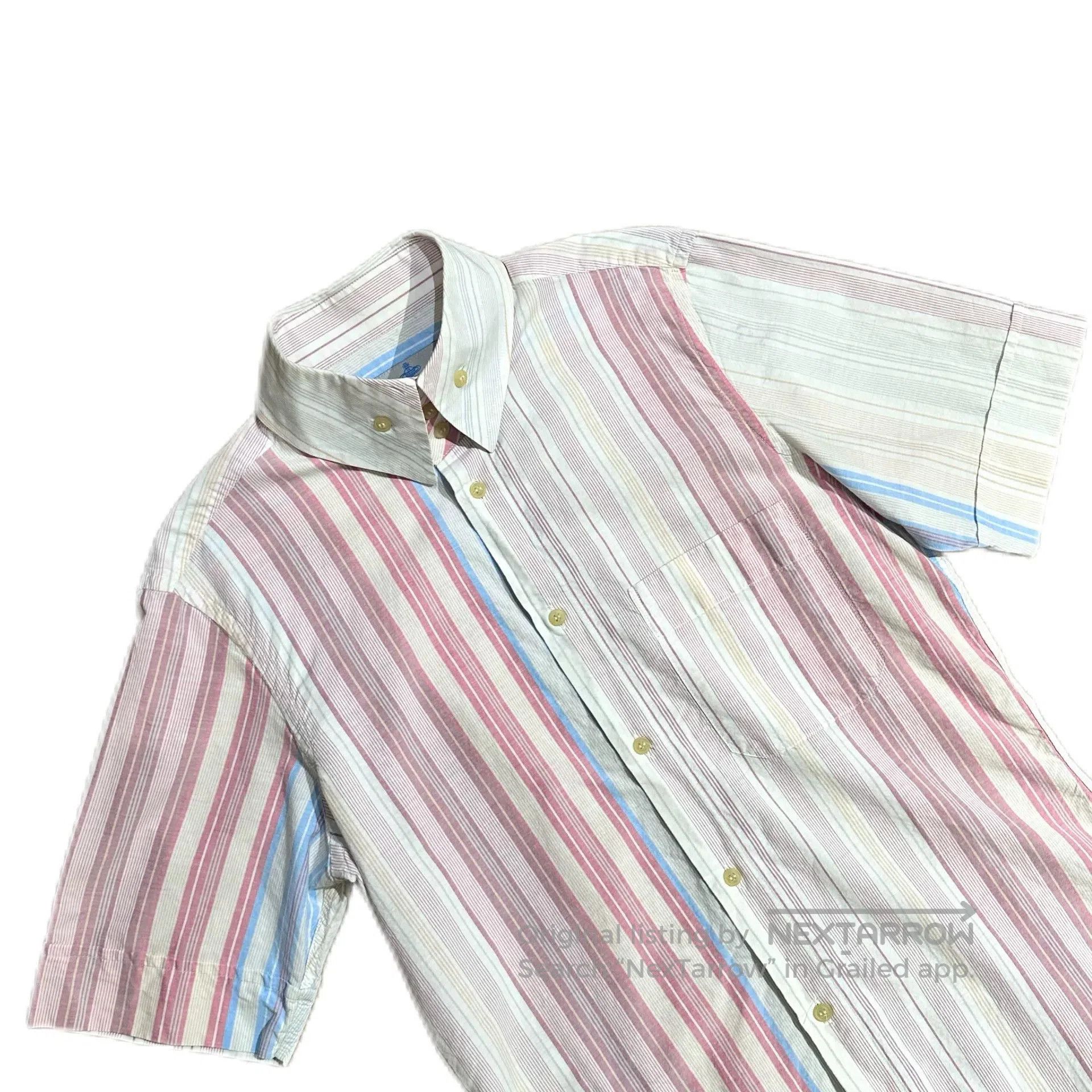 Vivienne Westwood Vivienne Westwood 2000s Man Striped Top. Size US M / EU 48-50 / 2 - 2 Thumbnail