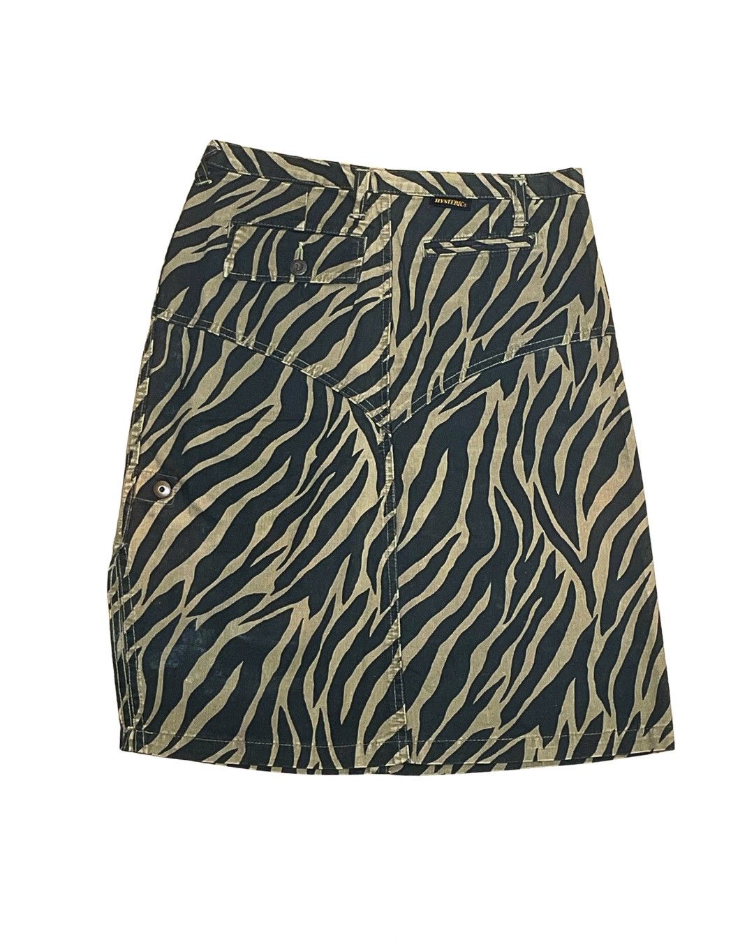 Hysteric Glamour Hysteric Glamour Zebra Pattern Utility Midi Skirt Size 27" / US 4 / IT 40 - 4 Thumbnail