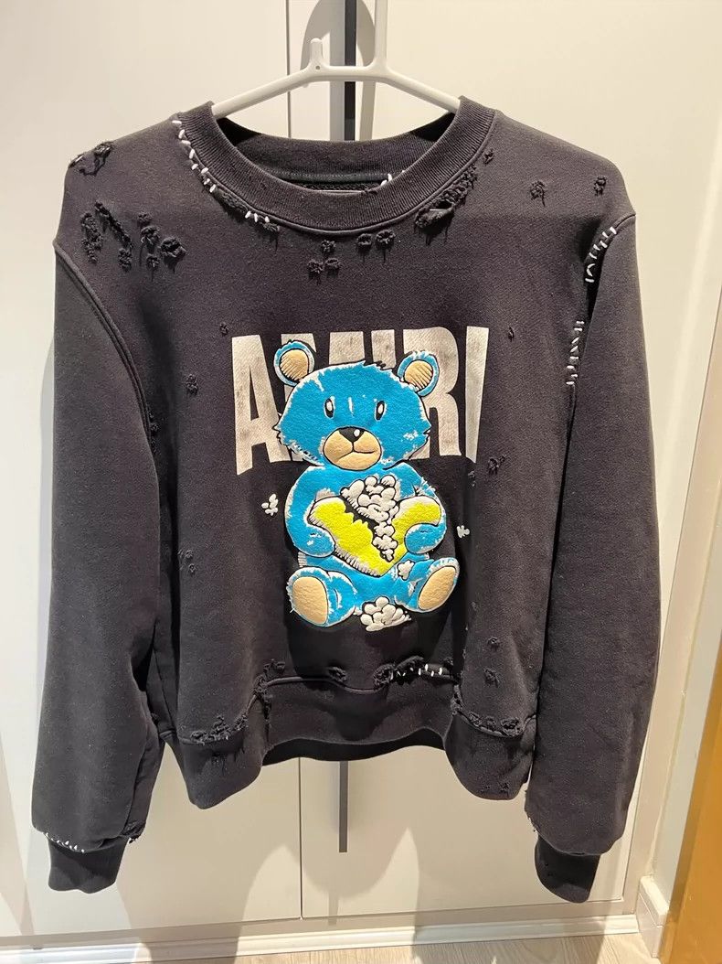Amiri Amiri Heartbreak bear hoodie 2501-Nextarrow Size US XS / EU 42 / 0 - 1 Thumbnail