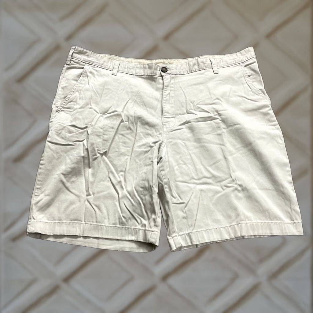 George George Shorts Mens 42 Beige Chino Cotton 9" Inseam Button Casual Size US 42 / EU 58 - 1 Thumbnail