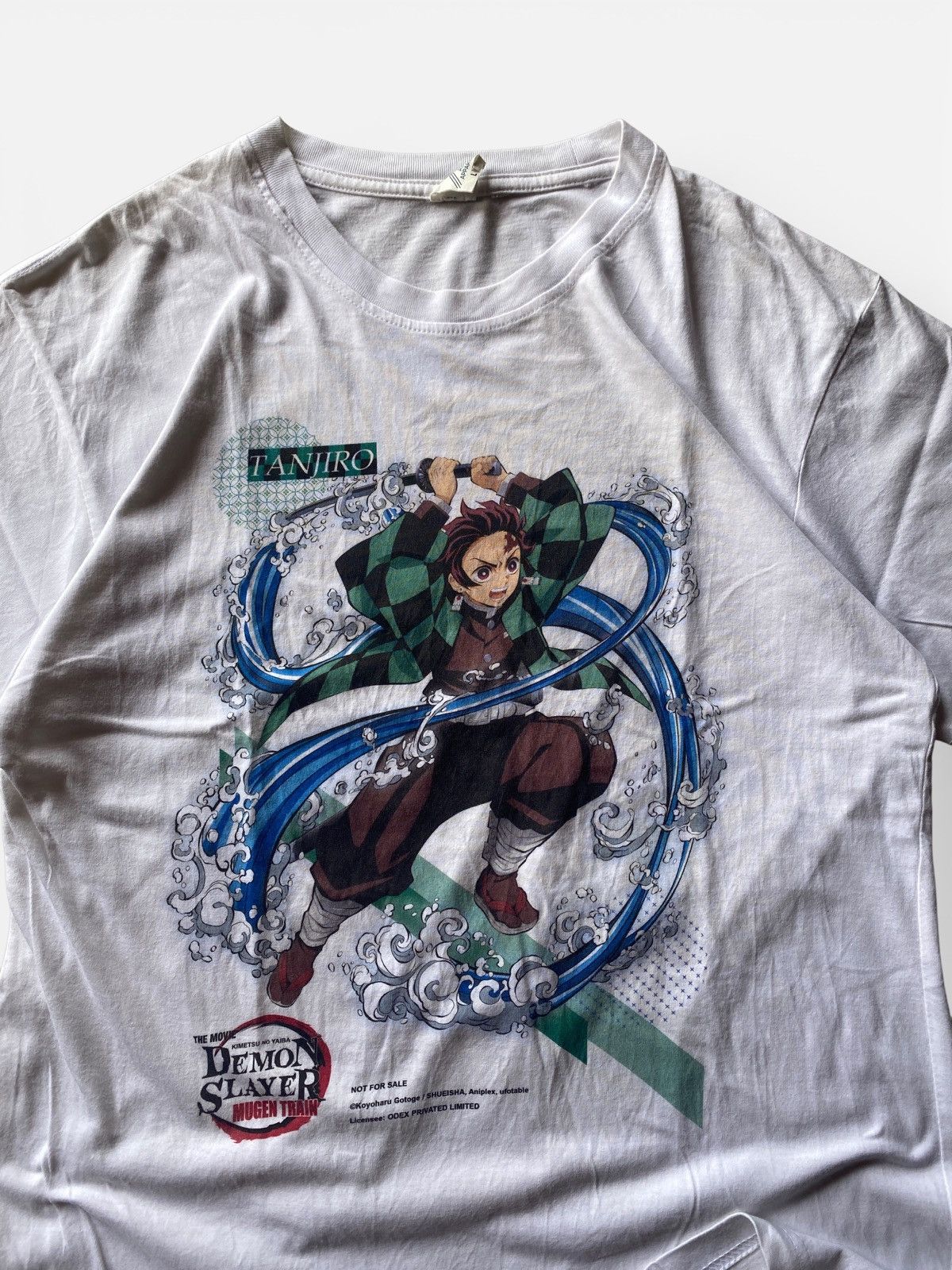 Anime Limited Demon Slayer Tanjiro Anime NFS Graphic Tee White L Size US L / EU 52-54 / 3 - 4 Thumbnail