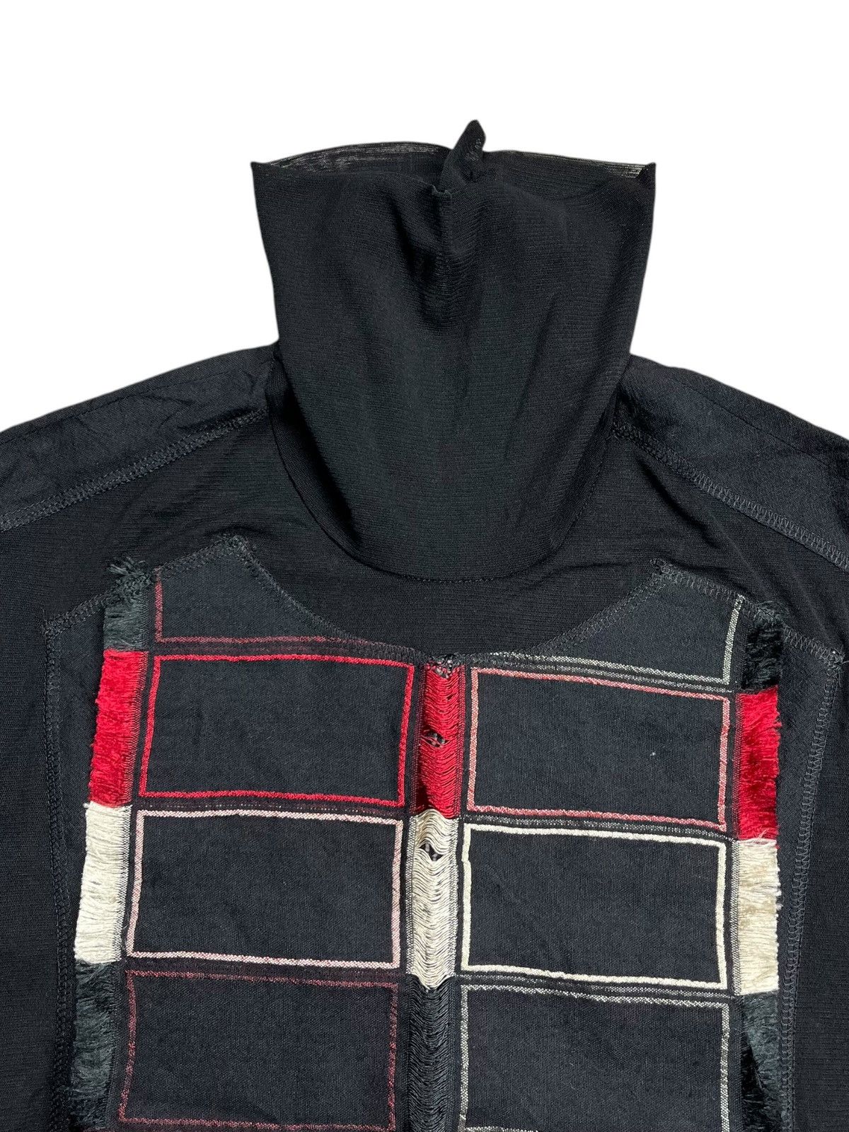 14th Addiction 2000s Eiko Kondo - Dimentional Mesh Top LS Size US M / EU 48-50 / 2 - 3 Thumbnail