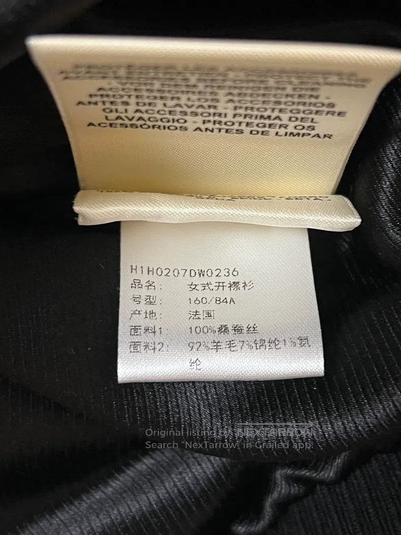 Hermes Hermes Black mulberry silk zip-up jacket Size XS / US 0-2 / IT 36-38 - 6 Thumbnail