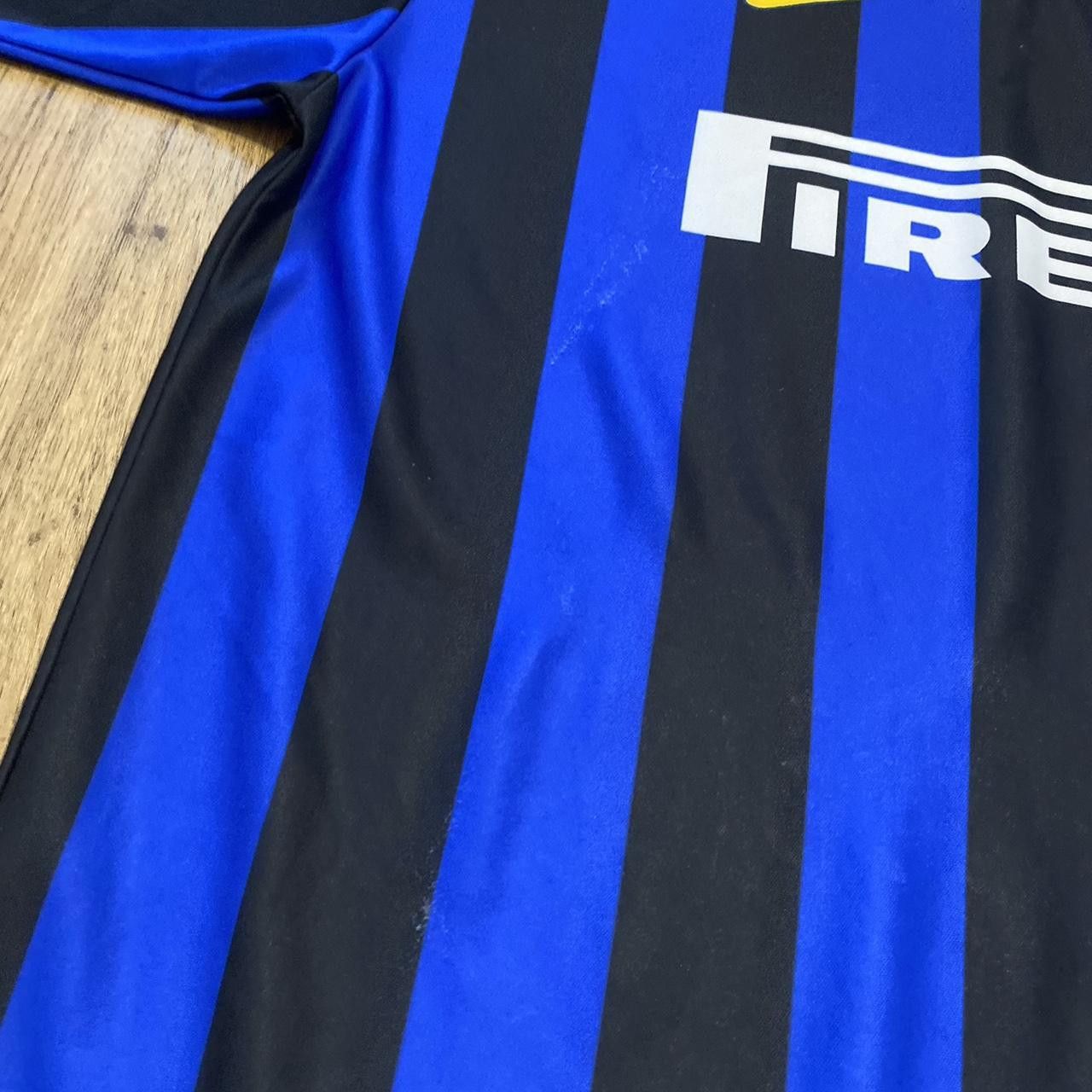 Nike 1998-99 Inter Mediolan Nike Home Serie A Pirelli Size US S / EU 44-46 / 1 - 7 Thumbnail