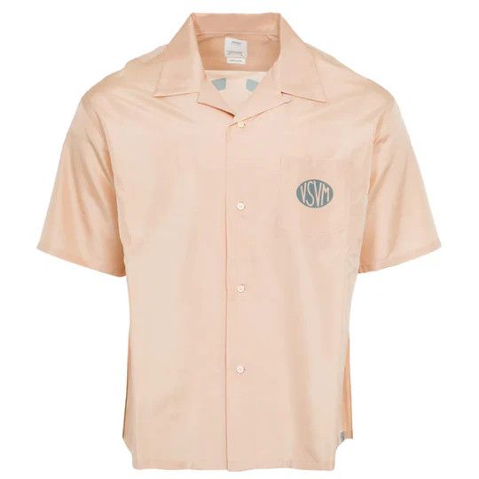 Visvim o1mle0725 Crosby Short Sleeve (Silk) Shirt in Pink Size US M / EU 48-50 / 2 - 1 Thumbnail