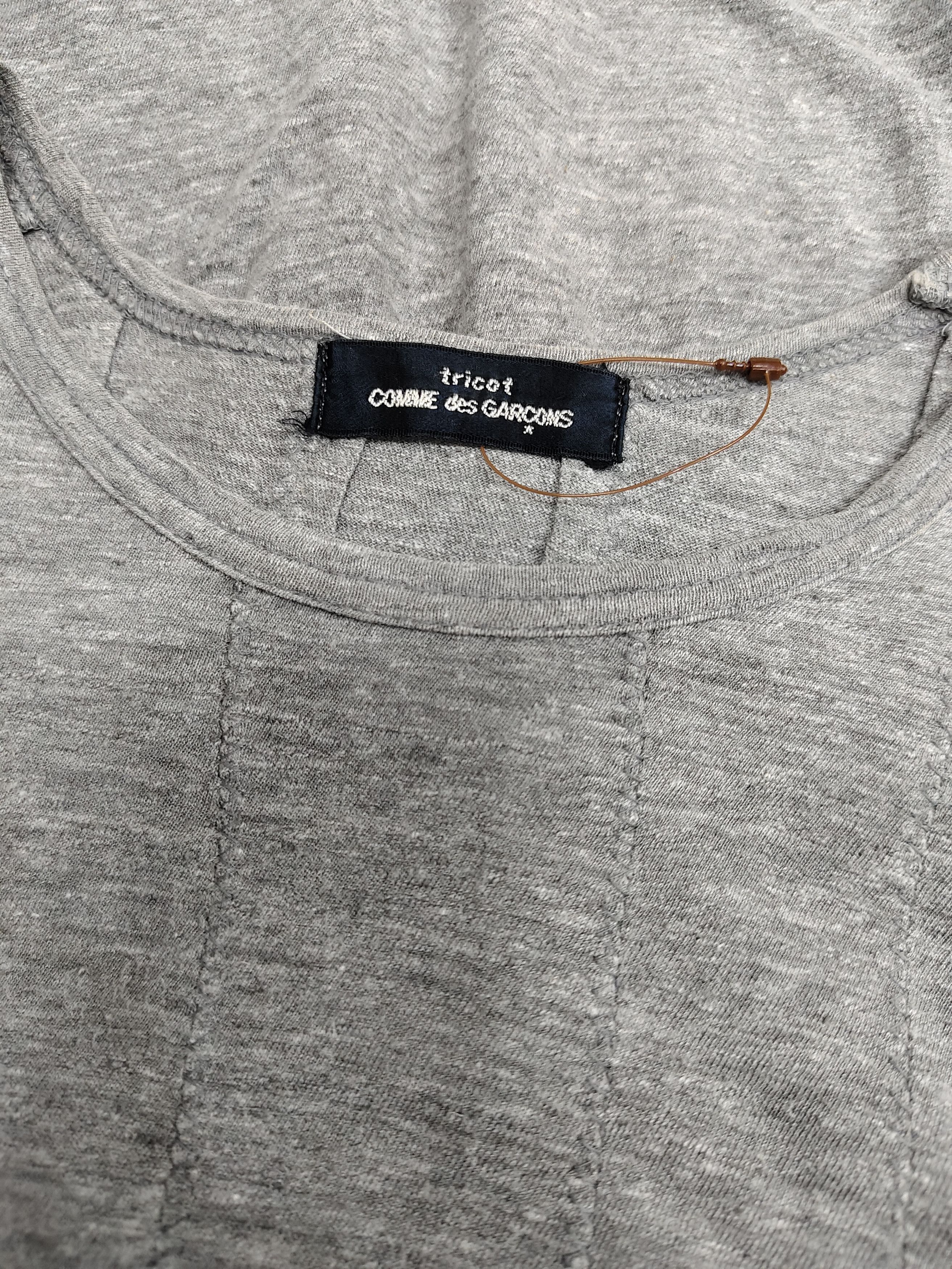 Tricot Comme des Garcons AD1993 CDG tricot-Archive Minimal Panel Pleated Swing Tshirt Size M / US 6-8 / IT 42-44 - 5 Thumbnail