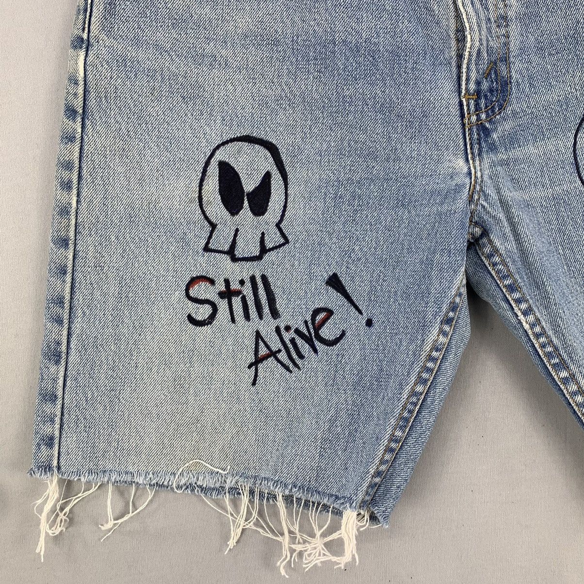 Levi's Vintage Custom Levis 505 Jorts Shorts Denim Jeans W32 Size US 32 / EU 48 - 4 Thumbnail