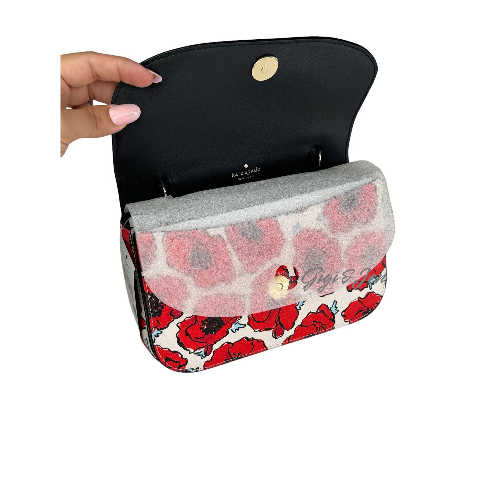 Kate Spade Kate Spade Kristi Chain Flap Floral Crossbody Bag New Size ONE SIZE - 4 Thumbnail