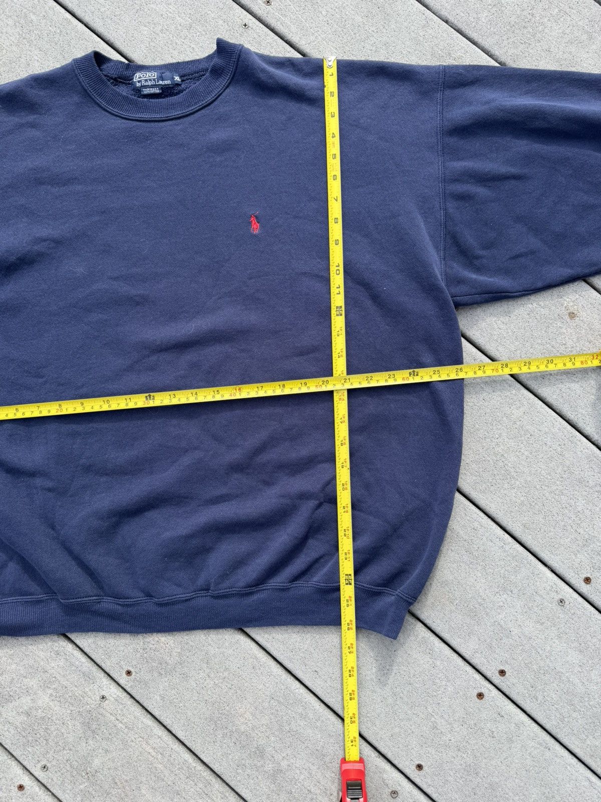 Polo Ralph Lauren Vintage polo sweatshirt Size US L / EU 52-54 / 3 - 3 Thumbnail