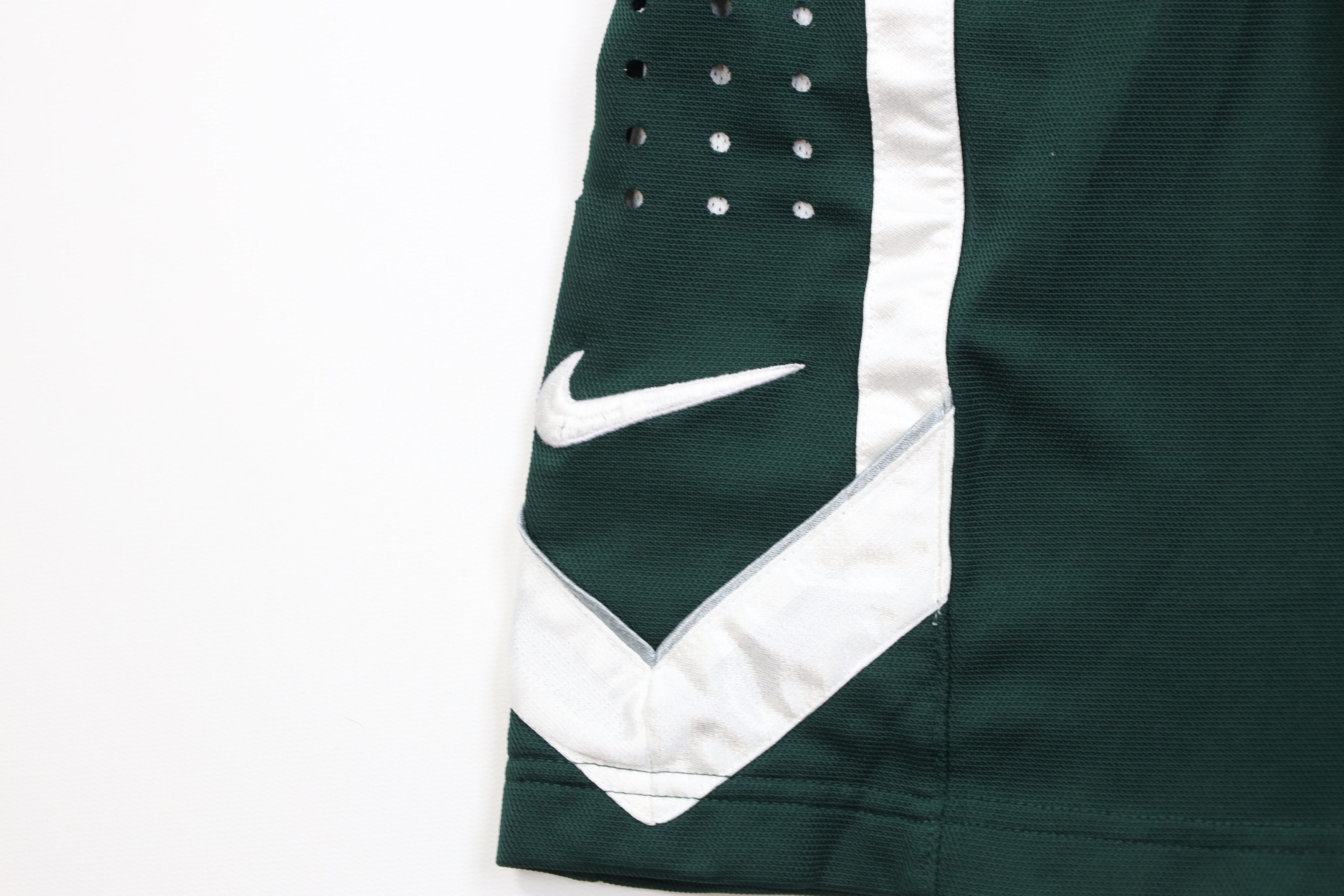 Nike Nike Elite State University Basketball Shorts Green Stitched Size US 34 / EU 50 - 6 Thumbnail