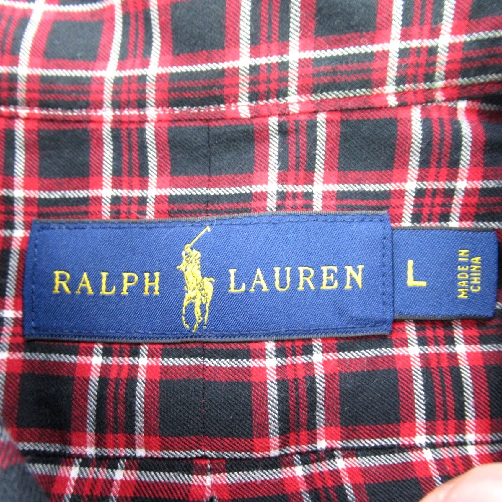 Ralph Lauren Ralph Lauren Shirt Mens Large Long Sleeve Plaid Lightweight Button Front Casual Size US L / EU 52-54 / 3 - 4 Thumbnail