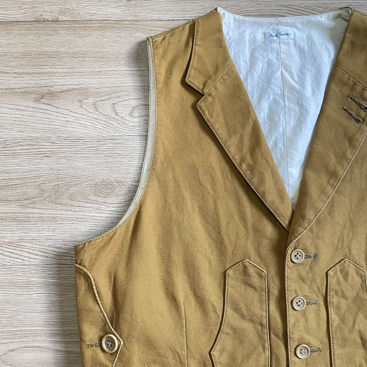 Paul Smith Vintage Paul Smith Archive Mustard Vest Work/Style Size US S / EU 44-46 / 1 - 3 Thumbnail