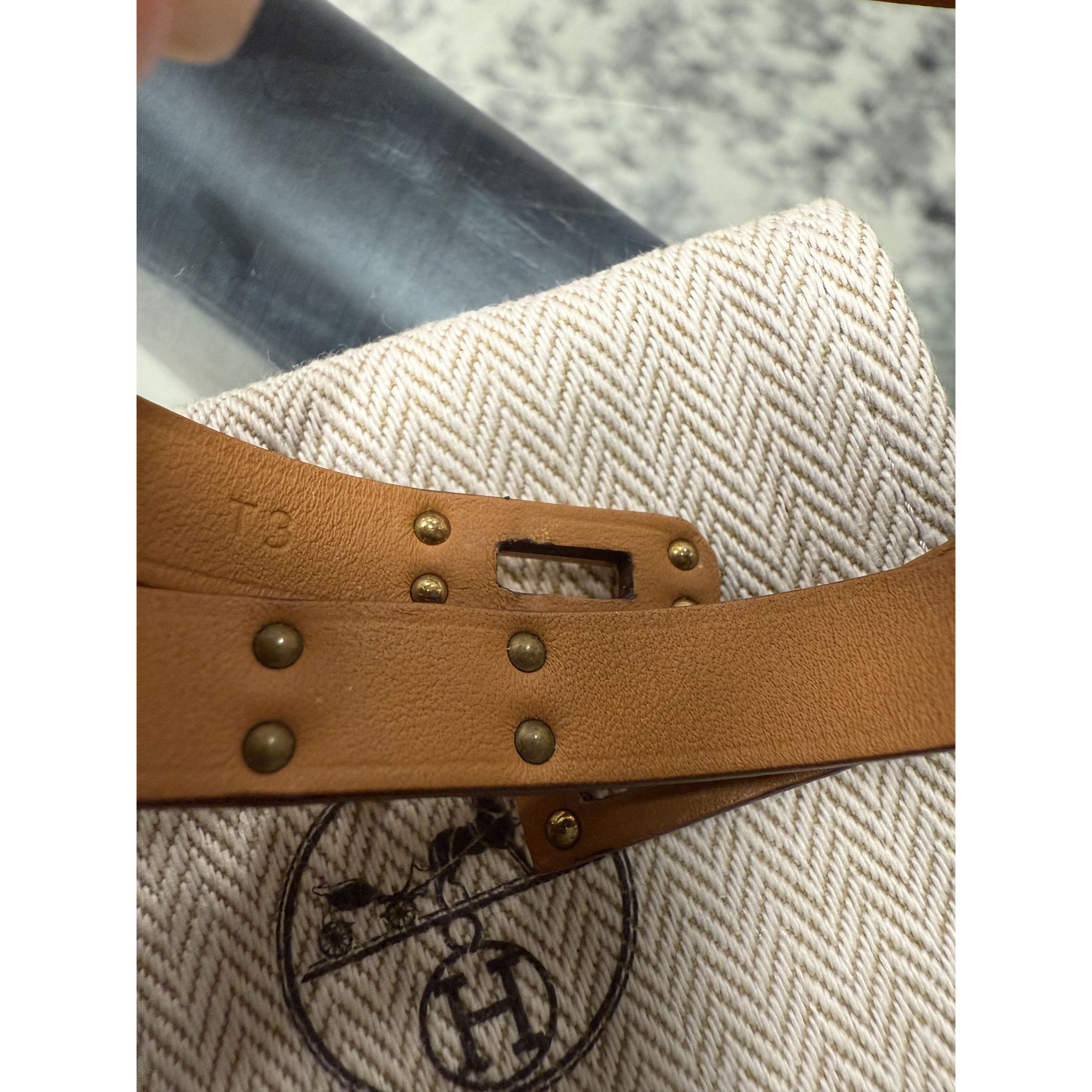 Hermes Hermès Kelly Double Tour Bracelet Leather & Gold Hardware Br Size ONE SIZE - 11 Thumbnail