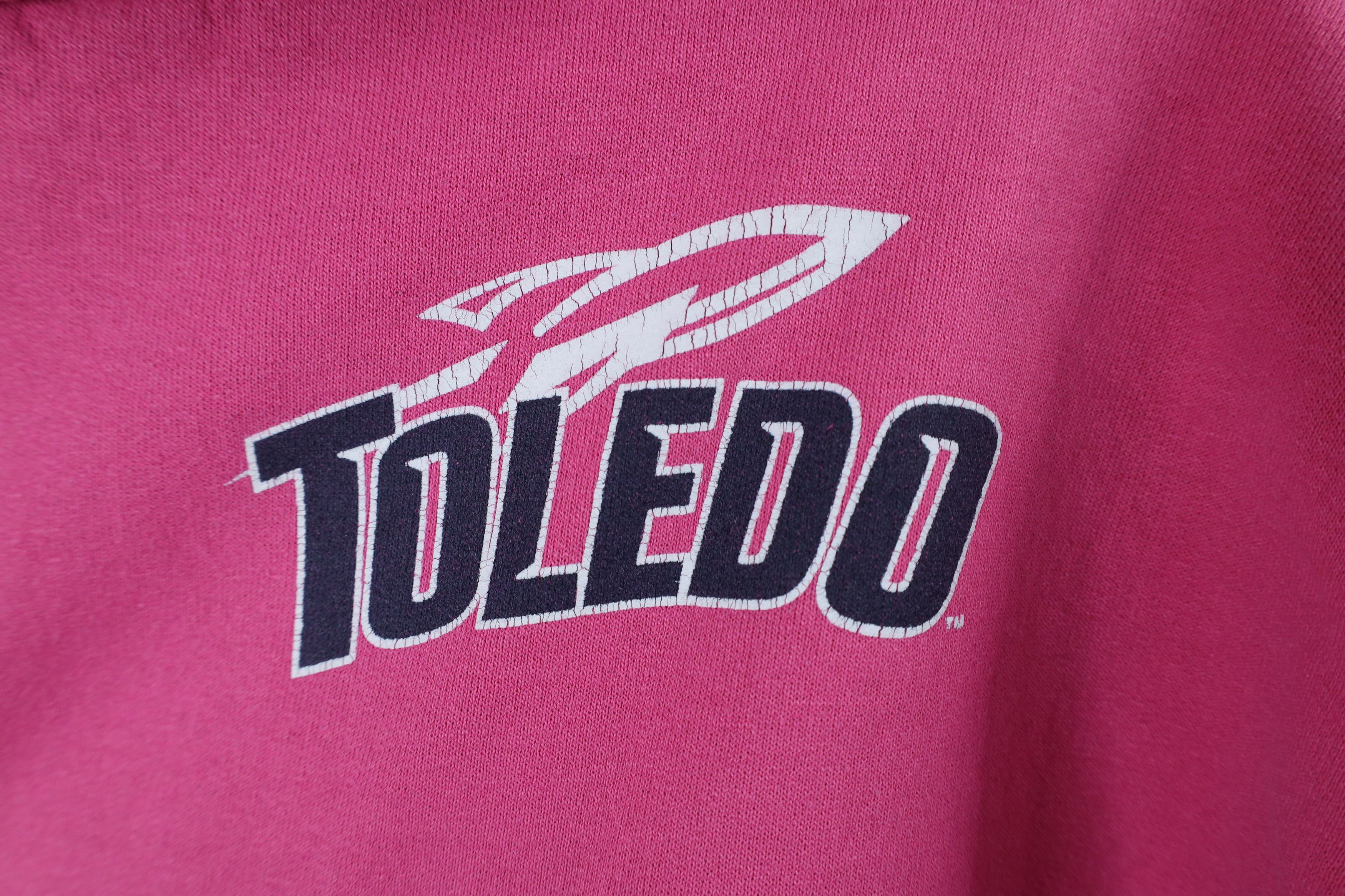 Champion × Vintage Vintage 90s Champion University of Toledo Hoodie Sweatshirt Size M / US 6-8 / IT 42-44 - 11 Thumbnail