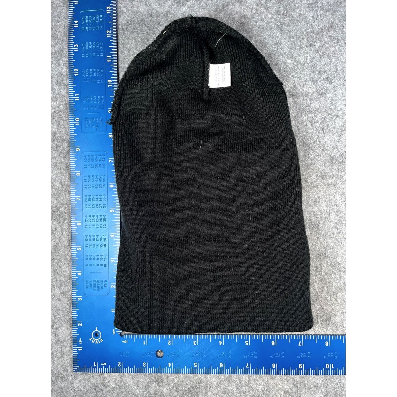 Vintage CRST Hat Beanie Unisex One Size Black Knit Logo Stretch Casual Winter Warm Size ONE SIZE - 6 Thumbnail