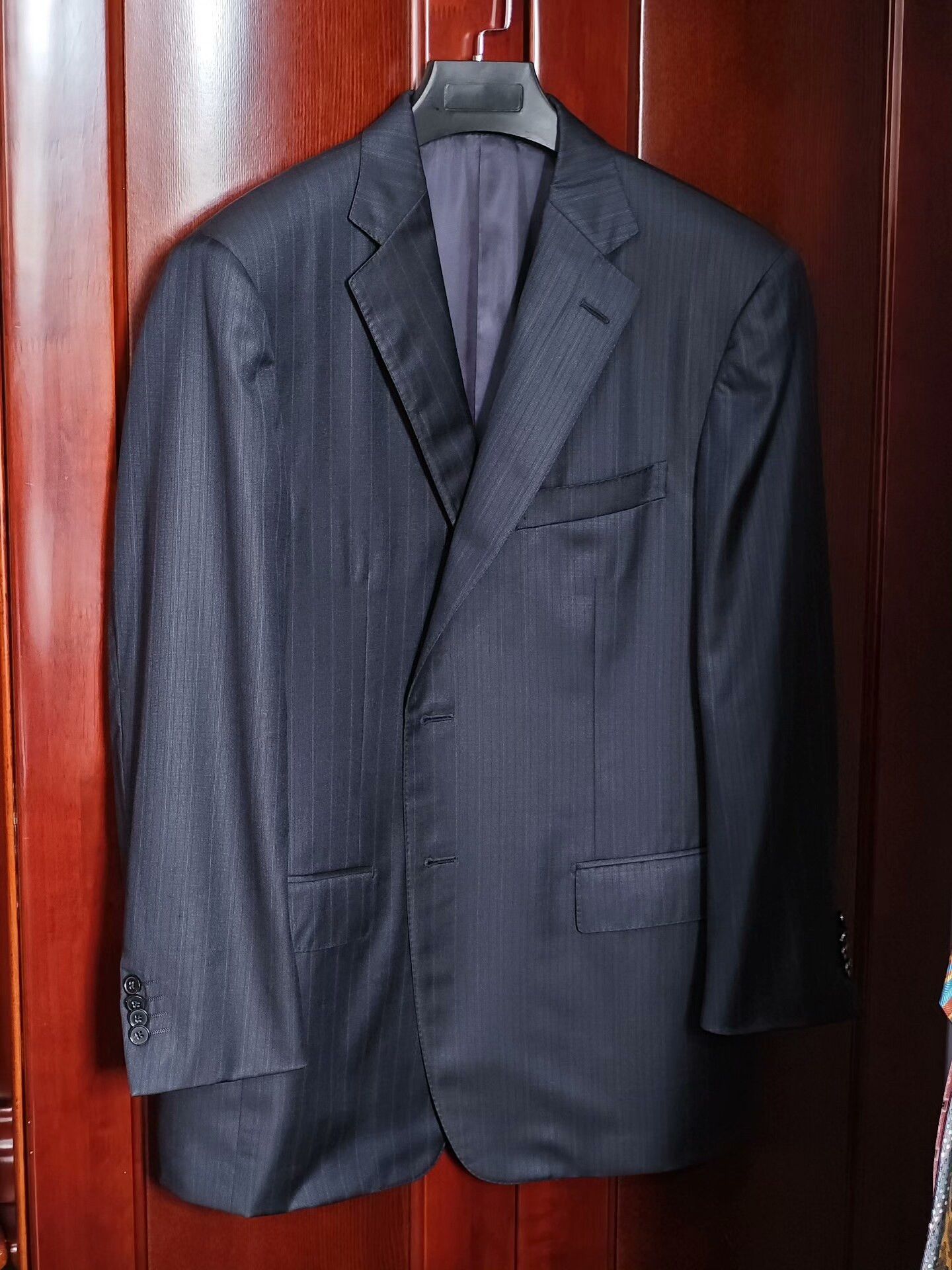 Ermenegildo Zegna Zegna Italian Wool Silk Blazer Size US L / EU 52-54 / 3 - 1 Thumbnail