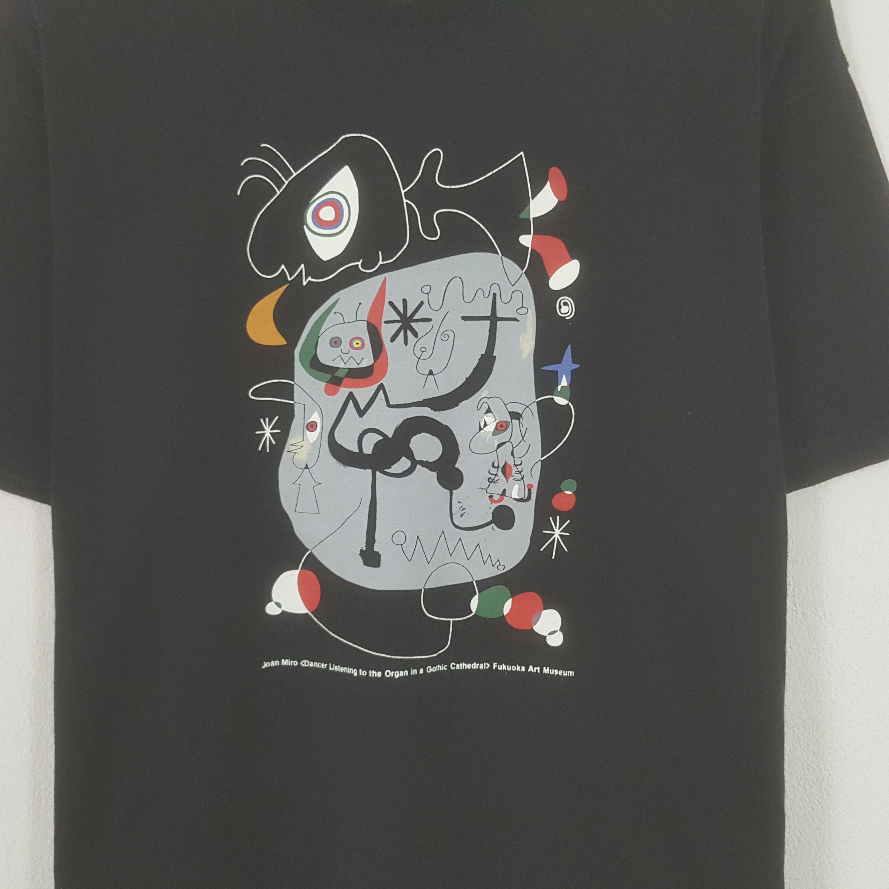 Vintage Vintage Joan Miro Art Tshirt Size US L / EU 52-54 / 3 - 2 Thumbnail