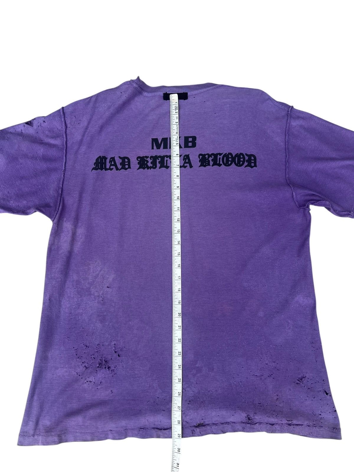 20471120 Trashed Vintage MilkBoy Japan Mad Killa Blood Faded Tees Size US L / EU 52-54 / 3 - 12 Thumbnail