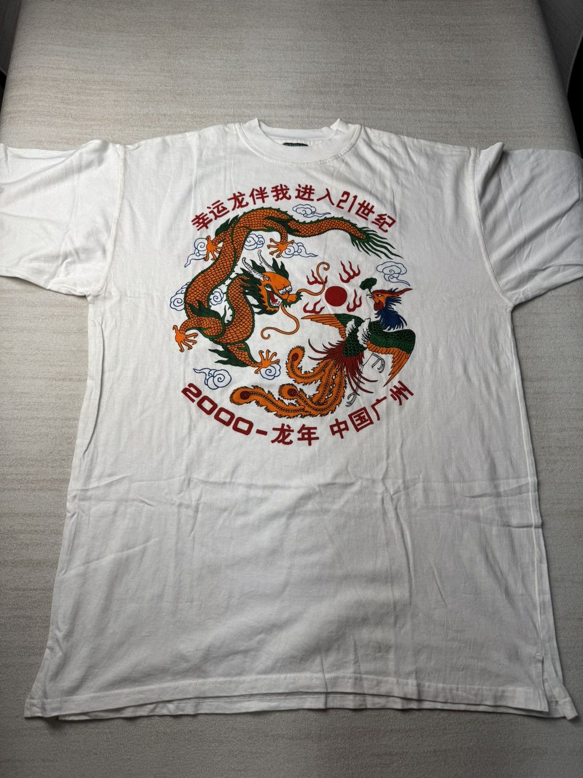 Vintage 2000s dragon tee Size US XXL / EU 58 / 5 - 2 Thumbnail