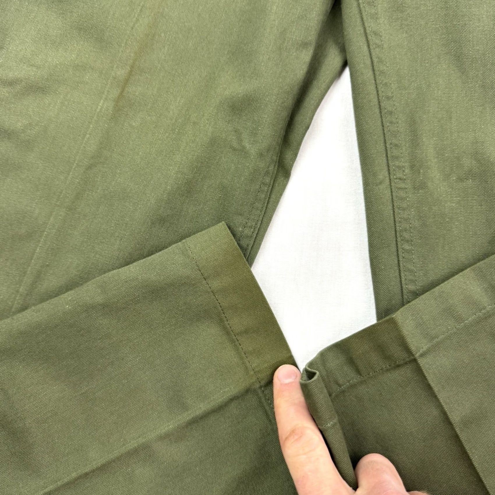 Vintage VINTAGE Army Pants 30x31 Adult Regular 70s USA Green Cotton Polyester Workwear Casual Pants Mens Size US 30 / EU 46 - 2 Thumbnail