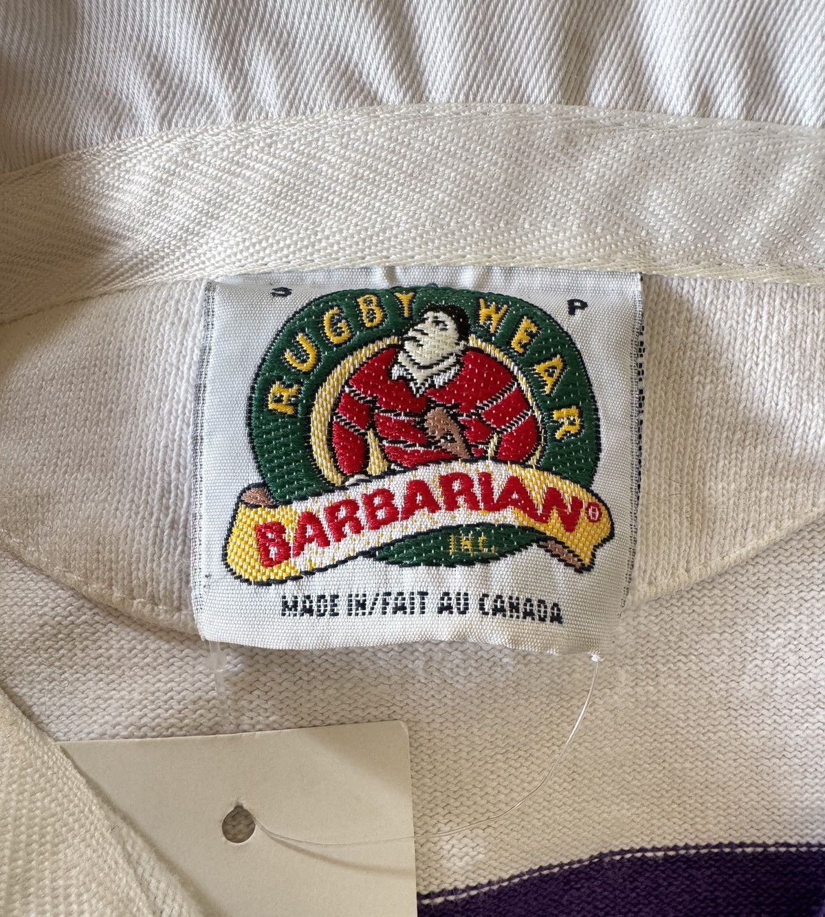 Vintage VINTAGE BARBARIAN RUGBY SHIRT MADE IN CANADA Size US S / EU 44-46 / 1 - 9 Thumbnail