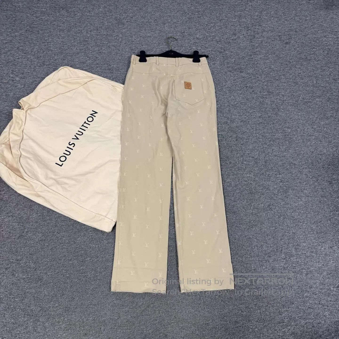 Louis Vuitton Beige Monogram Casual Pants Size 28. Size US 28 / EU 44 - 2 Thumbnail