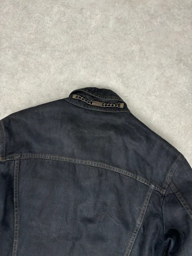 Dolce & Gabbana AW2003 Dolce & Gabbana Black Faded Denim Raw Denim Jacket Size US L / EU 52-54 / 3 - 6 Thumbnail