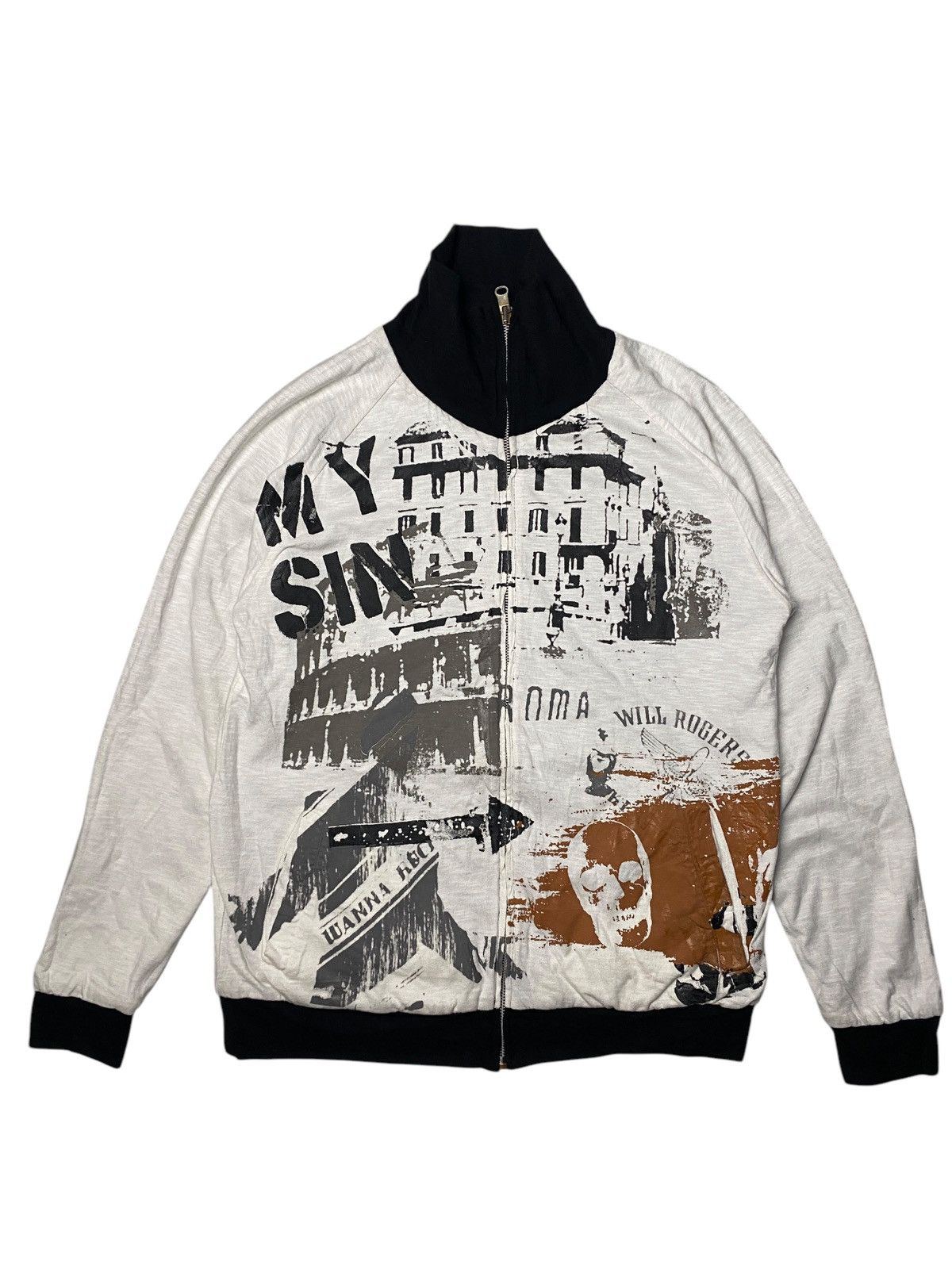 If Six Was Nine × Japanese Brand × PPFM 2000's PPFM Death My Sin Reversible Hoodie Size US M / EU 48-50 / 2 - 2 Thumbnail