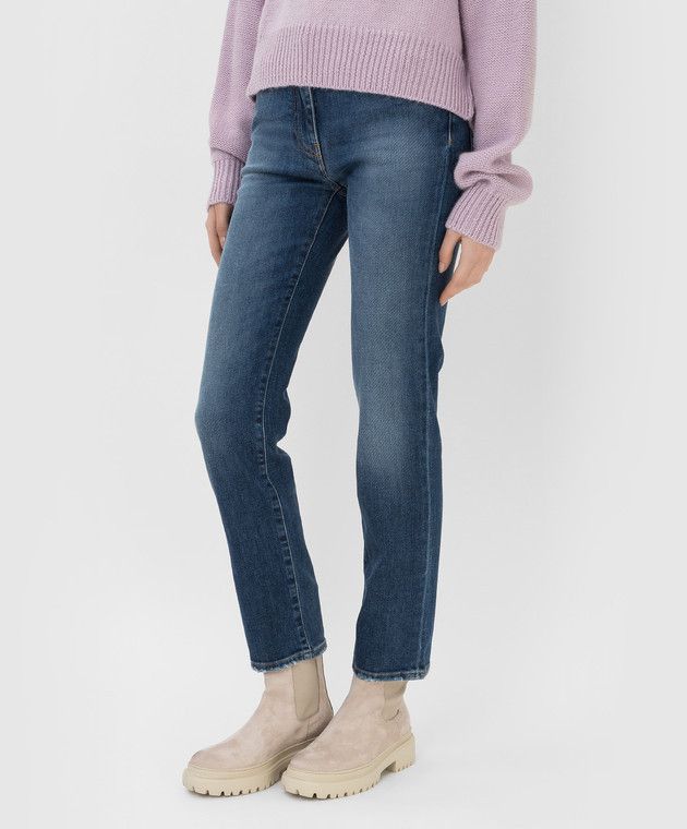 Palm Angels o1y1125 Denim Pant in Blue Size 25" / US 0 / IT 36 - 3 Thumbnail
