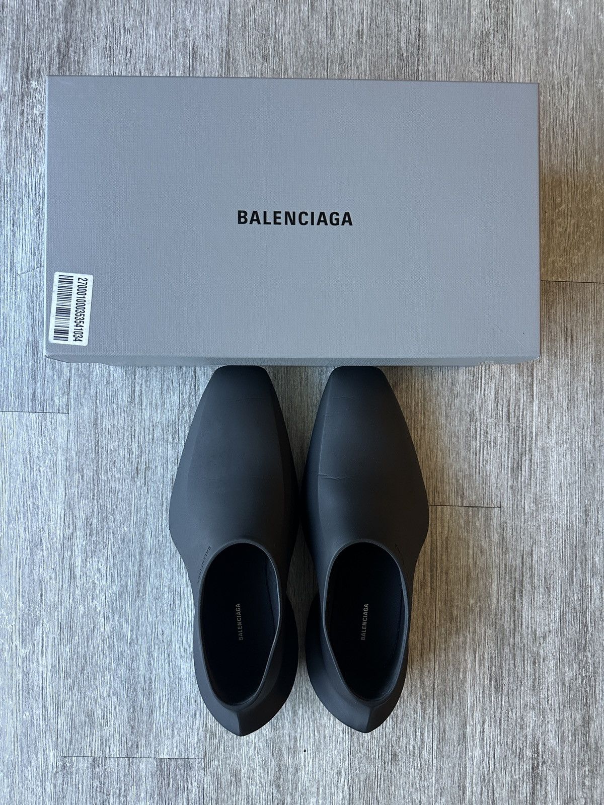 Balenciaga Space Shoe Matte Black