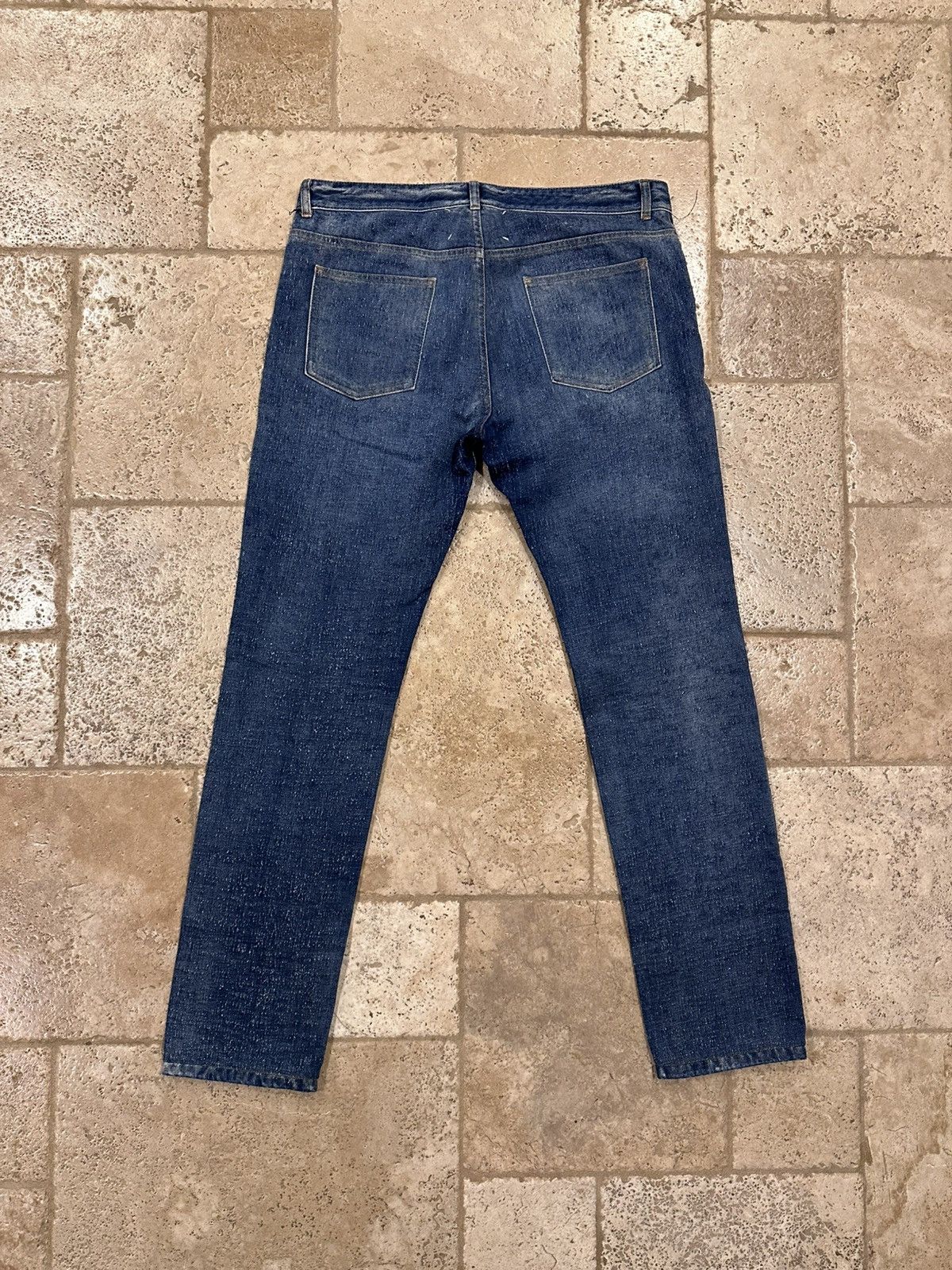 Maison Margiela Maison Margiela FW15 Pilled Distressed Blue Denim Jeans Size US 34 / EU 50 - 6 Thumbnail