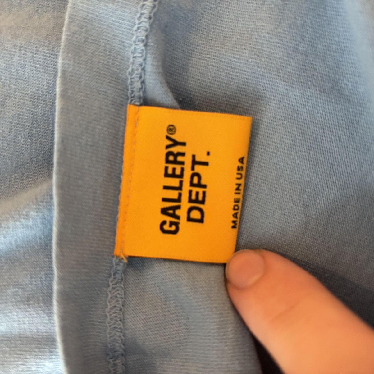 Gallery Dept. Gallery Dept ATK Blaby Blue Tee Shirt Size Large Size US L / EU 52-54 / 3 - 4 Thumbnail