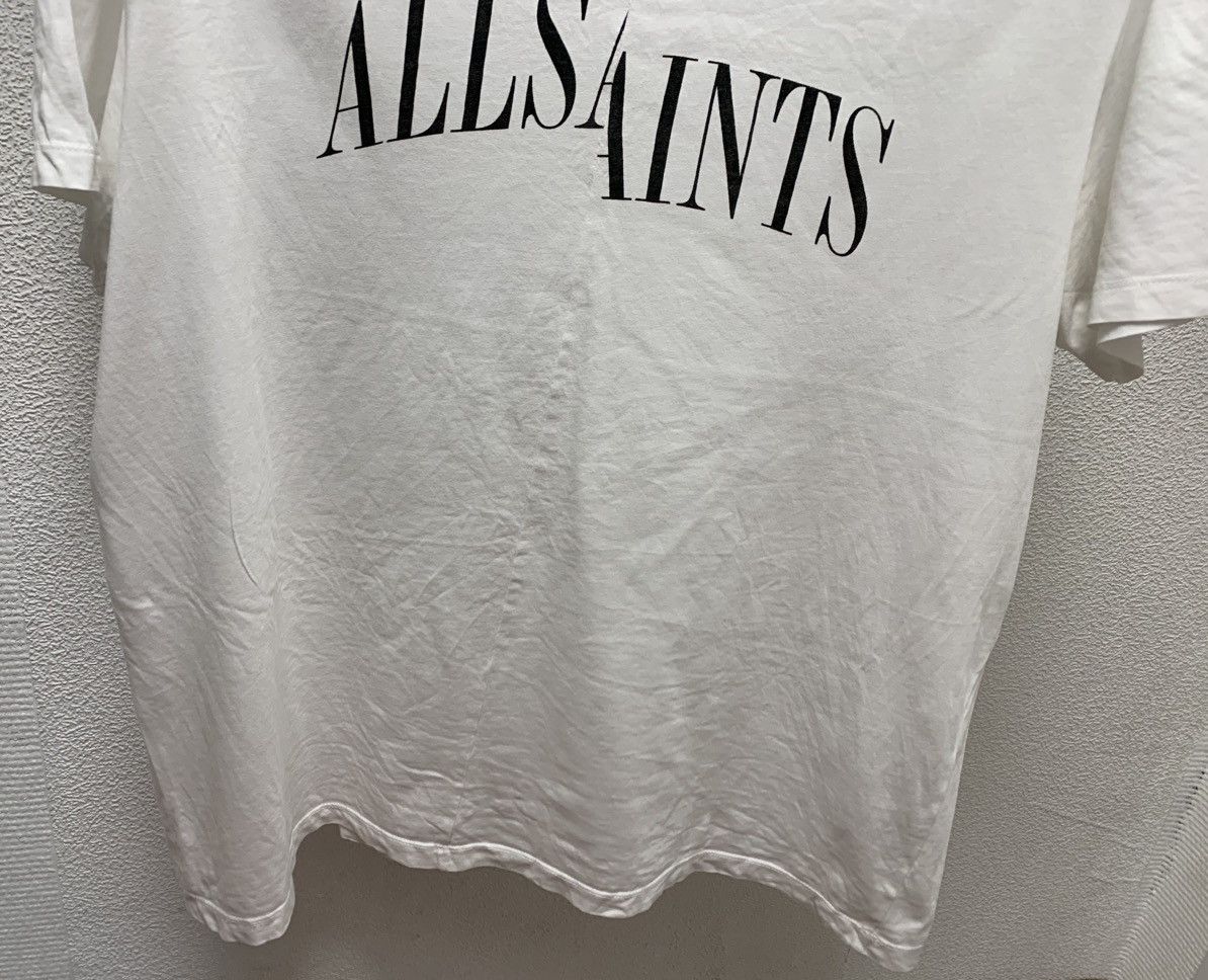 Allsaints Allsaints big logo white t-shirt L sz Japanese brand Size US L / EU 52-54 / 3 - 4 Thumbnail
