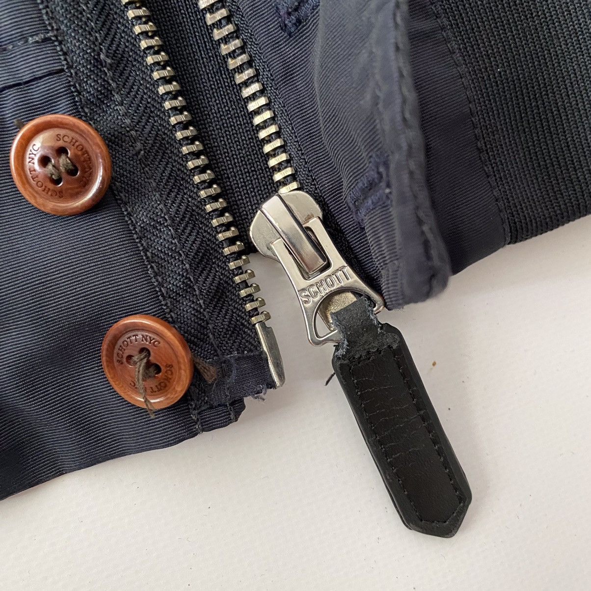 Schott × Vintage Vintage Schott Contract NYC bomber jacket Made In USA Size US M / EU 48-50 / 2 - 9 Thumbnail