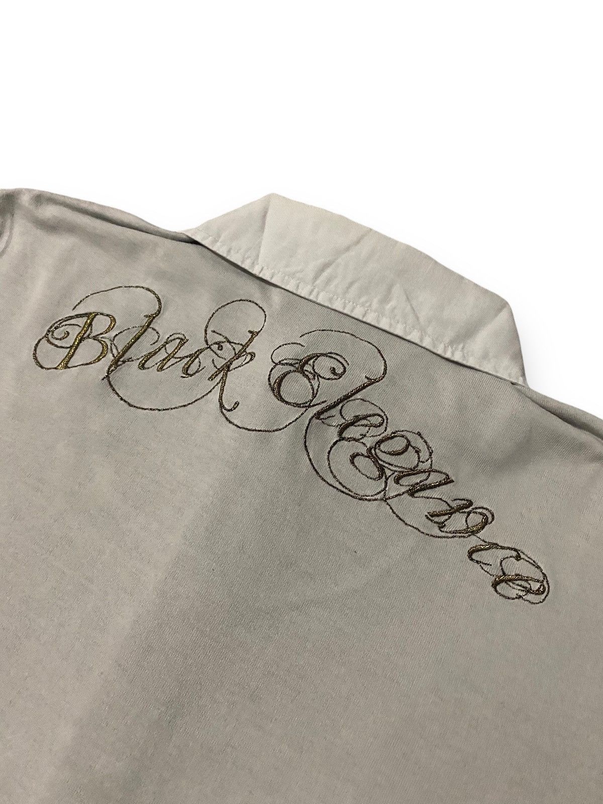 Japanese Brand CUSTOM CULTURE BLACK ELEGANCE EMBEROIDERY GRUNGE POLOS Size US M / EU 48-50 / 2 - 13 Thumbnail