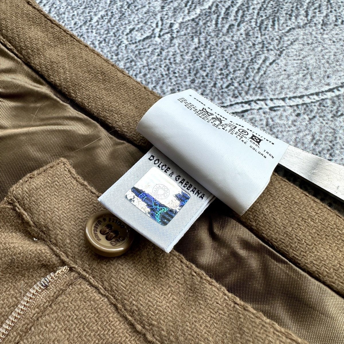Dolce & Gabbana × Vintage 🔥Vintage Women’s Wool Skirt Dolce&Gabbana Brown Size: 42 Size 28" / US 6 / IT 42 - 14 Thumbnail