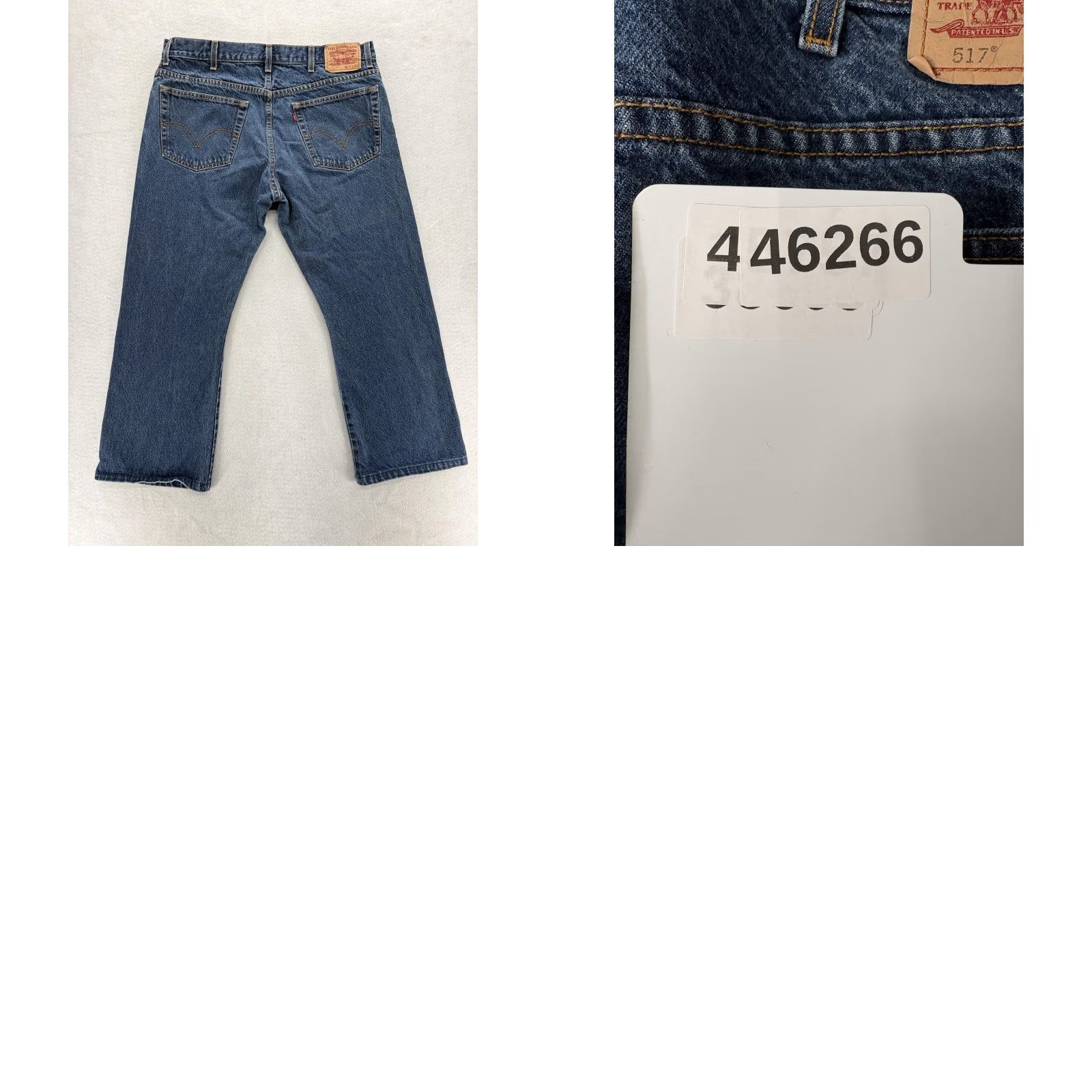 Levi's Levis 517 Jeans Mens 40x28 Blue Boot Cut Denim Medium Wash Western Cowboy Y2K Size US 40 / EU 56 - 9 Thumbnail