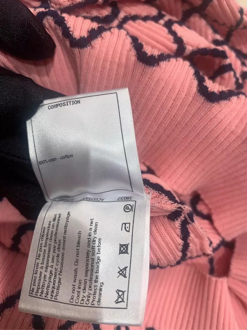 Chanel Chanel Pink diamond checkered short sleeves Size S / US 4 / IT 40 - 6 Thumbnail